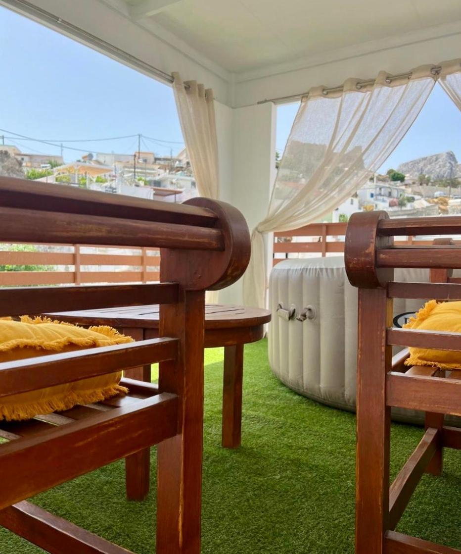 Villa Patitiri Traditional House With Hot Tub Арханґелос Екстер'єр фото
